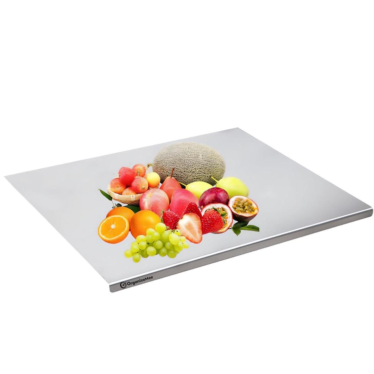 Stainless Steel Chopping Board (35x31cm) - Femme Bazaar