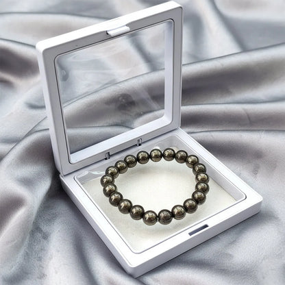Pyrite Natural Stone Money Magnet Bracelet