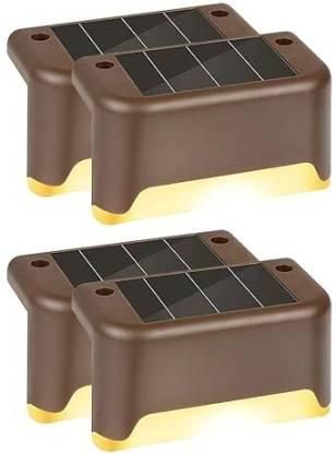 Solar Deck Lights (Pack of 4) – Weatherproof LED Lights for Outdoor Stairs, Patio & Garden - Femme Bazaar