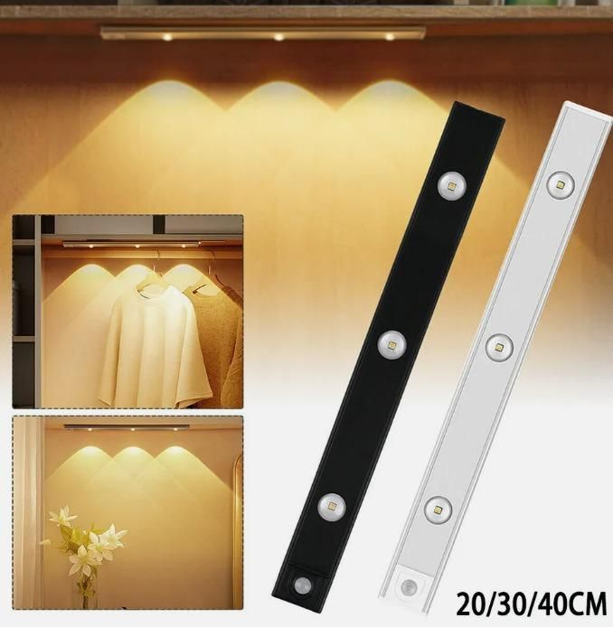 LED Motion Sensor Cabinet Light – USB Rechargeable, Wireless, Dimmable & Smart Stick-On Light - Femme Bazaar