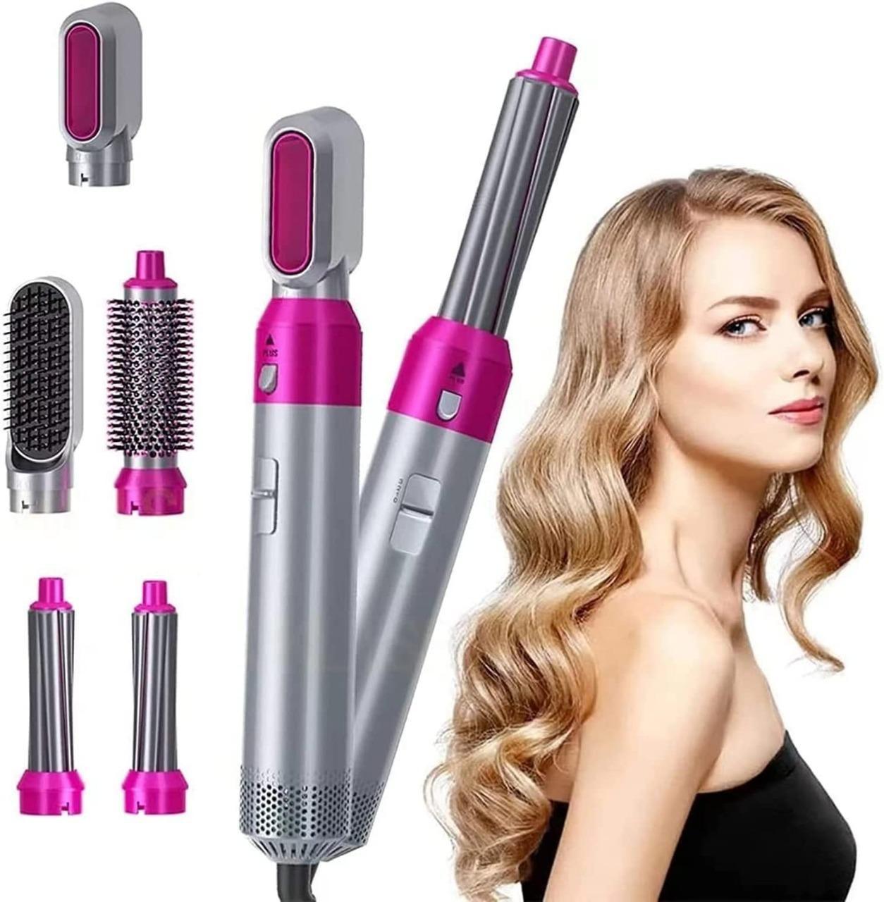 Kukuno 5-in-1 Hair Styling Tool – Dryer, Curler & Volumizer - Femme Bazaar