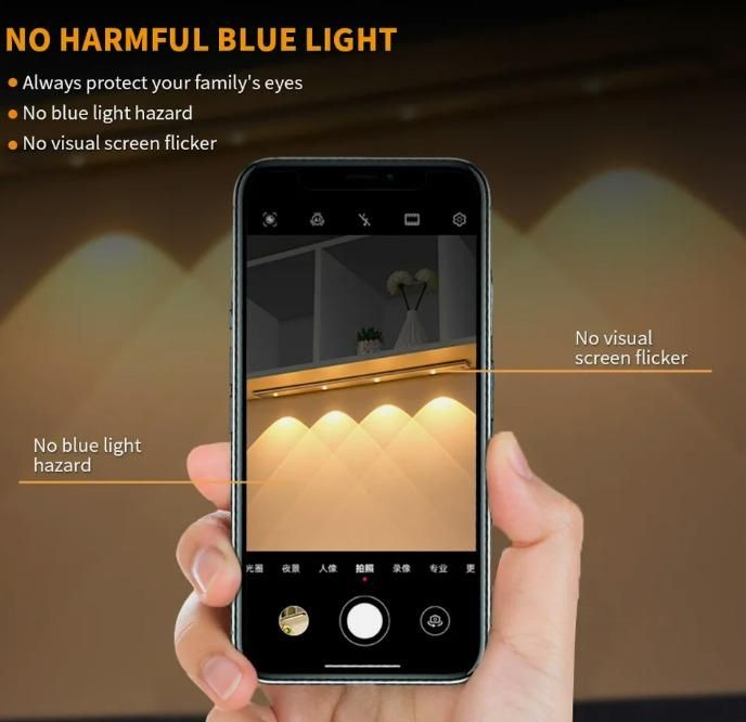 LED Motion Sensor Cabinet Light – USB Rechargeable, Wireless, Dimmable & Smart Stick-On Light - Femme Bazaar