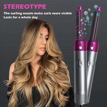 Kukuno 5-in-1 Hair Styling Tool – Dryer, Curler & Volumizer - Femme Bazaar