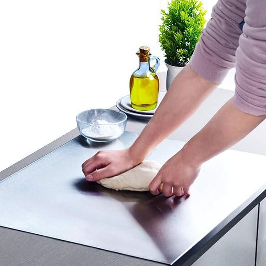 Stainless Steel Chopping Board (35x31cm) - Femme Bazaar