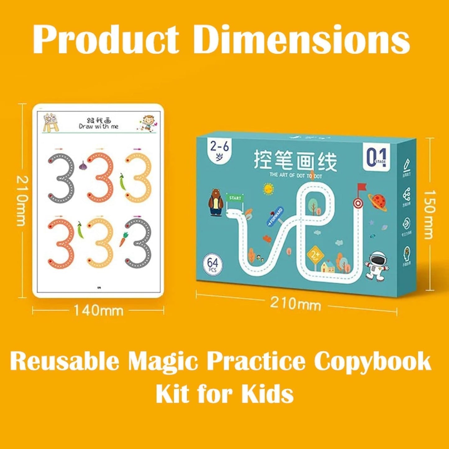 Handwriting Practice Book for Kids
