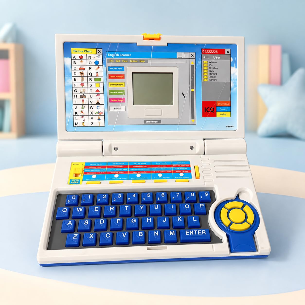 English Learning Laptop Toy – Interactive Educational Activities