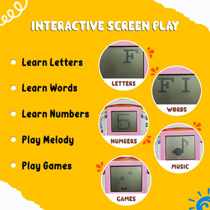 English Learning Laptop Toy – Interactive Educational Activities
