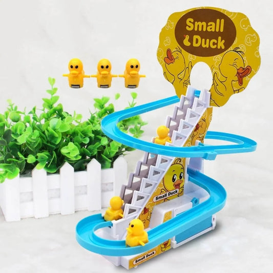 Duck Climb Stairs Toy â Interactive Music & Light Playset