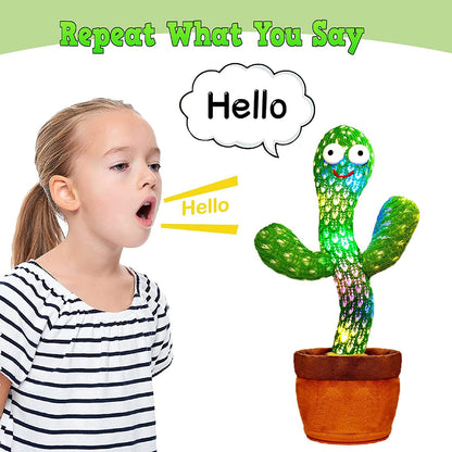 Dancing Cactus Toy – Talking, Singing & Interactive Plush