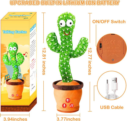 Dancing Cactus Toy – Talking, Singing & Interactive Plush