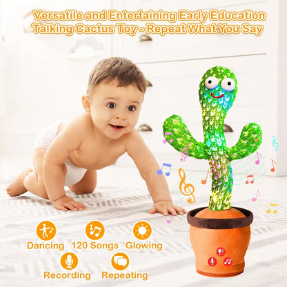 Dancing Cactus Toy – Talking, Singing & Interactive Plush