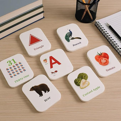 Early Learner Flashcard Set – 224 Durable Educational Learning Cards