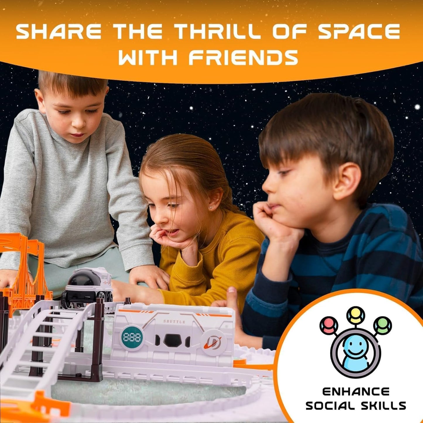 Space Race Track Set – Kids’ Cosmic Adventure Toy