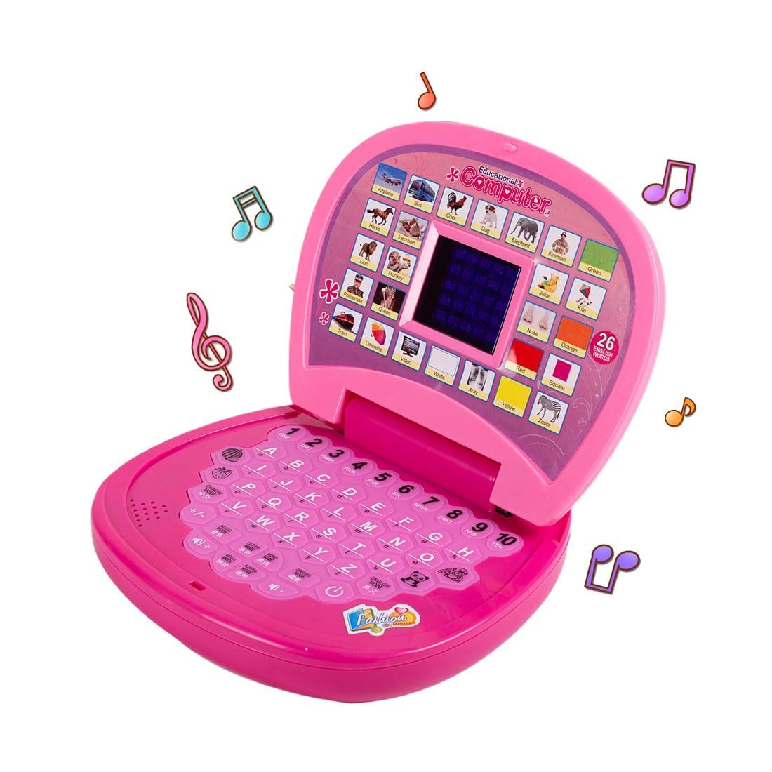 Kids Educational Learning Laptop – Alphabets, Numbers & Music