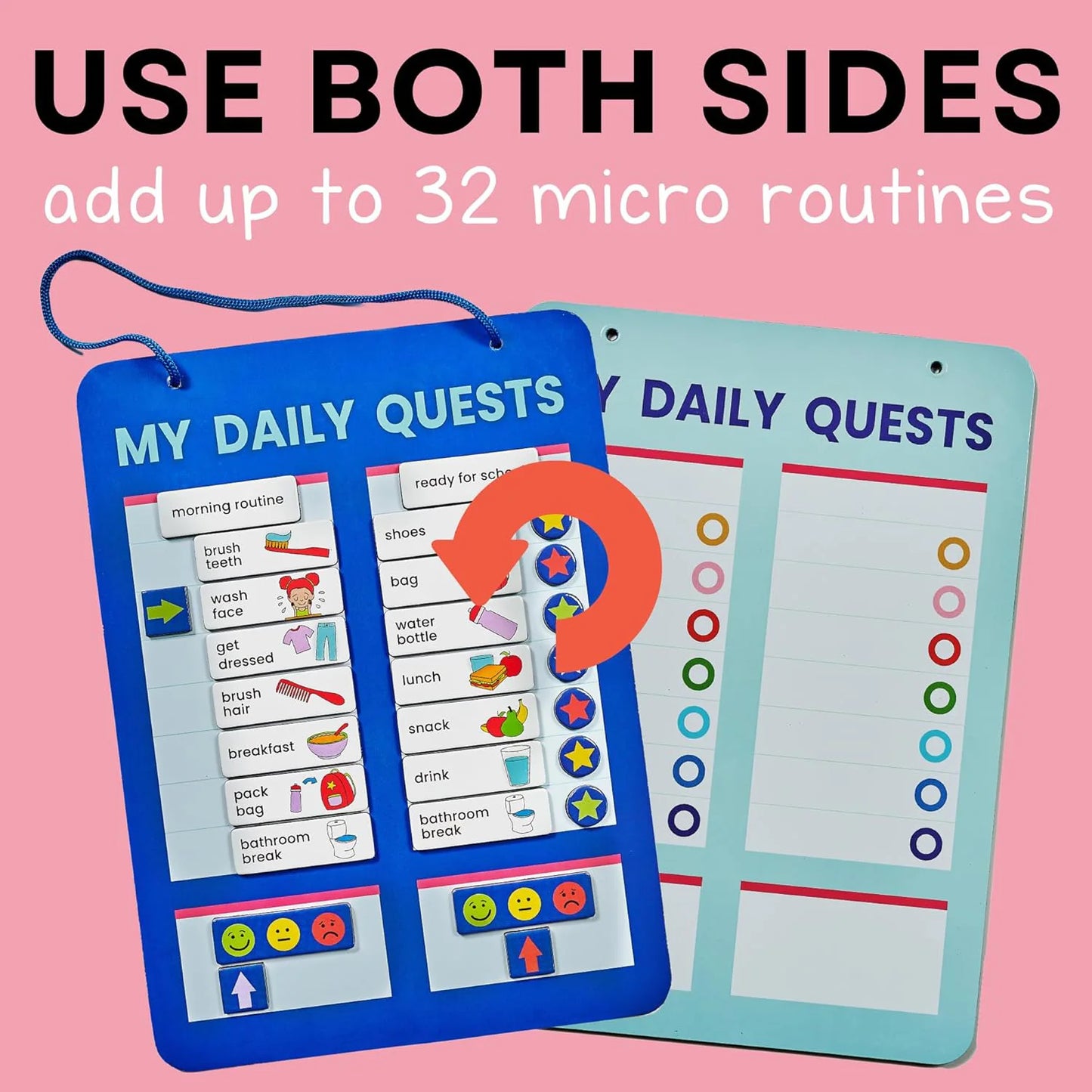 Magnetic Routine Board for Kids – Fun Daily Habit & Activity Tracker