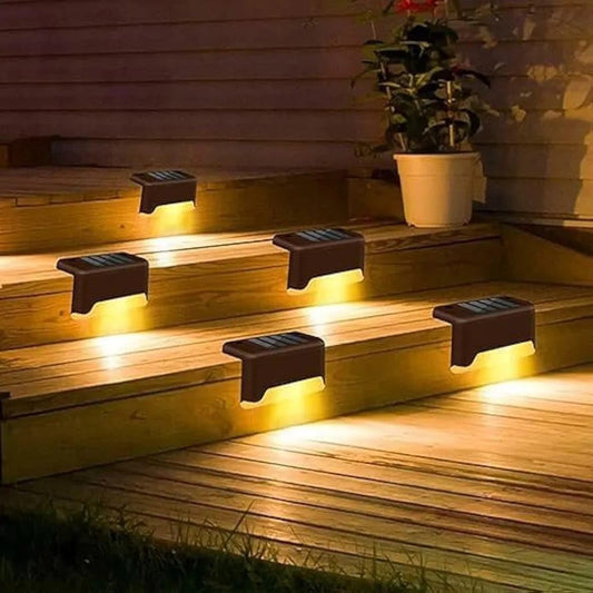 SolarGlow™ Smart Deck Lights (Pack of 4)